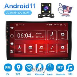 Android 11 9inch Car Stereo GPS Navi MP5 Player Double 2Din WiFi Quad Core Radio