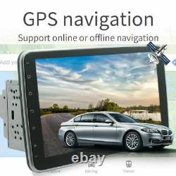 Android 11 Double 2 DIN Car Radio Stereo GPS WIFI 10.1'' Rotatable Screen 2+32GB