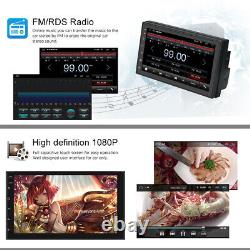 Android 11 Double Din 7 Car Stereo Apple CarPlay Auto Radio GPS Navi BT +Camera