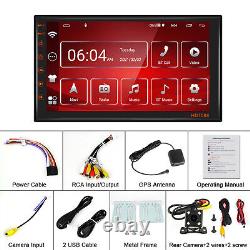 Android 11 GPS Navi Car Radio Stereo 7+ Backup Camera Touch Screen Double 2-Din