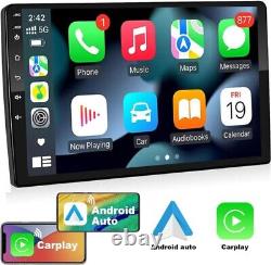Android 12 9'' Double 2 Din Car Stereo Radio GPS WIFI BT FM Carplay Rear Camera