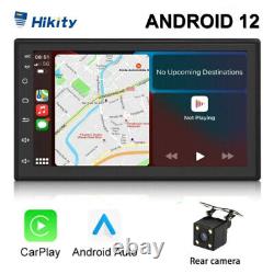Android 12 Double 2 Din 7 Car Stereo Apple CarPlay Auto Radio GPS Navi + Camera