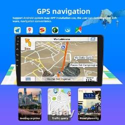 Android 12 Double Din 10.1 Car Stereo Apple CarPlay Auto Radio GPS Navi WiFi FM