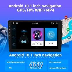 Android 12 Double Din 10.1 Car Stereo CarPlay Auto Radio GPS Navi WiFi FM