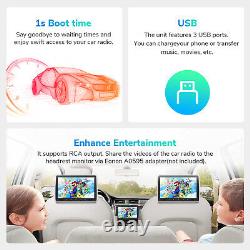 Android 13 7in Car Stereo Double DIN Wireless Android Auto & CarPlay Bluetooth