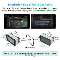 Android 13 7in Car Stereo Double DIN Wireless Android Auto & CarPlay Bluetooth