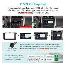 Android 13 7in Car Stereo Double DIN Wireless Android Auto & CarPlay Bluetooth