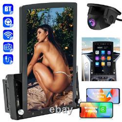 Android 13 CarPlay GPS WiFi 10.1 Double 2Din Touch Vertical Car Stereo Radio BT