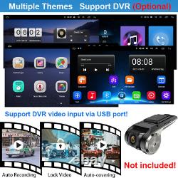 Android 13 CarPlay GPS WiFi 10.1 Double 2Din Touch Vertical Car Stereo Radio BT