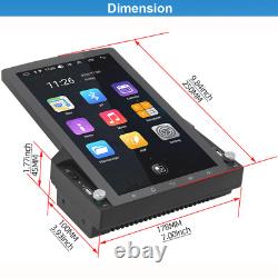 Android 13 CarPlay GPS WiFi 10.1 Double 2Din Touch Vertical Car Stereo Radio BT