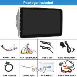 Android 13 Car Stereo Radio Auto Carplay 10.1 Rotatable Screen GPS Double 2Din