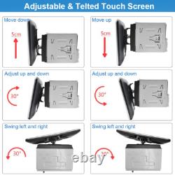 Android 13 Carplay GPS Navi WiFi 10.1 Double 2Din Rotatable Car Stereo Radio FM