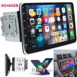 Android 13 Double 2DIN Rotatable 10.1'' Car Stereo Radio Carplay GPS Wifi BT 64G