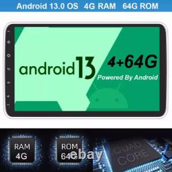 Android 13 Double 2DIN Rotatable 10.1'' Car Stereo Radio Carplay GPS Wifi BT 64G