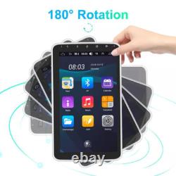Android 13 Double 2DIN Rotatable 10.1'' Car Stereo Radio Carplay GPS Wifi BT 64G