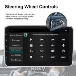Android 13 Double 2DIN Rotatable 10.1'' Car Stereo Radio Carplay GPS Wifi BT 64G
