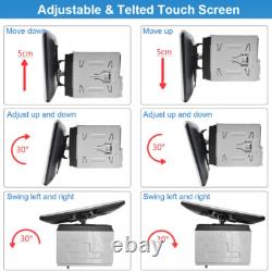 Android 13 Double 2DIN Rotatable 10.1'' Car Stereo Radio Carplay GPS Wifi BT FM