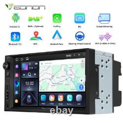 Android 13 Double 2Din 7 IPS Car Stereo Radio GPS Navigation CarPlay BT USB RDS