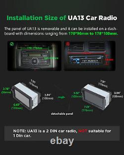 Android 13 Double 2Din 7 IPS Car Stereo Radio GPS Navigation CarPlay BT USB RDS