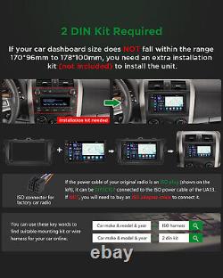 Android 13 Double 2Din 7 IPS Car Stereo Radio GPS Navigation CarPlay BT USB RDS