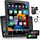 Android 13 Double 2din Car Stereo Wifi Carplay Gps Navi 9.7 Vertical Screen Cam
