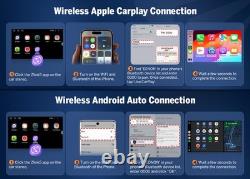 Android 14 7 Double 2DIN Car Stereo Radio Wireless Apple CarPlay & Android Auto