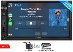 Android 14 CarPlay GPS Navi WiFi 7 Double 2Din Touch Screen Car Stereo Radio BT