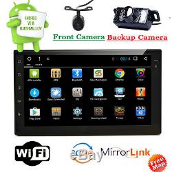 Android 6.0 4G WIFI Double 2DIN Car Radio Stereo No-DVD Player GPS OBD BT+2CAMER