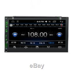 Android 6.0 7 Double 2Din Car Radio Stereo DVD Player GPS Nav OBD BT 3G WiFi HD
