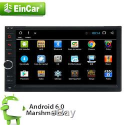 Android 6.0 Double Din Car Stereo Radio GPS Wifi 3G OBD2 HD Mirror BT No DVD