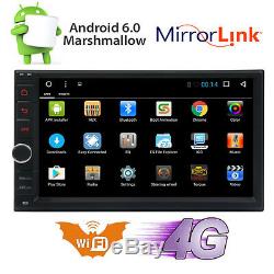 Android 6.0 WIFI 7 Double 2DIN Car Radio Stereo No-DVD Player GPS NAV BT+CAMERA