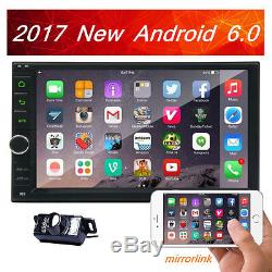 Android 6.0 WIFI 7 Double 2DIN Car Radio Stereo No-DVD Player GPS NAV BT+CAMERA