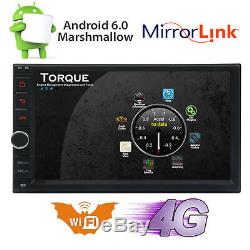 Android 6.0 WIFI 7 Double 2DIN Car Radio Stereo No-DVD Player GPS NAV BT+CAMERA