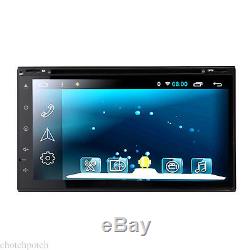Android 7.1 7 Double Din 4G Wifi Car GPS Nav DVD Player BT Indash Radio+CAMERA