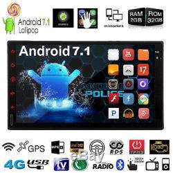 Android 7.1 7 Octa Core HD 1080P 4G Double 2DIN GPS Car Radio Stereo MP5 Player