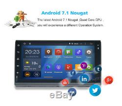 Android 7.1 WIFI 4G 7 Double 2 DIN Car Radio Stereo Player GPS Navi DAB+Camera