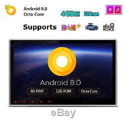 Android 8.0 Double 2Din 10.1 Car Stereo DVD GPS Radio 4GB RAM 8-CORE TPMS WiFi