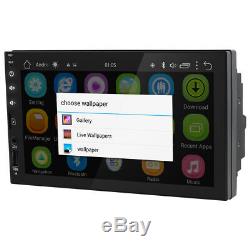Android 8.1 7Double 2 DIN Car Radio GPS Player WIFI BT Navi With Backup Camera
