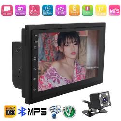 Android 8.1 Double 2Din 7in HD Quad Core GPS WiFi Car Stereo MP5 Player FM Radio