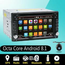 Android 8.1 Double DIN Car Stereo DVD Player Radio GPS SAT NAV 3G WIFI Bluetooth