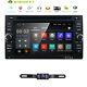 Android 8.1 Double Din Car Stereo Radio Gps Wifi 3g Obd2 Hd Mirror Bt With Dvd E