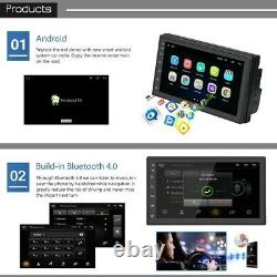 Android 9.1 Car In dash Radio Double 2Din Stereo GPS Navi BT MP5 Player USB Wifi