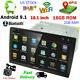 Android 9.1 Double 2din 10.1'' Car Gps Stereo Radio Player 4g Bt Wifi Usb+camera
