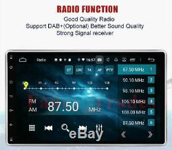 Android 9.1 Double 2Din 10.1'' Car GPS Stereo Radio Player 4G BT WIFI USB+Camera