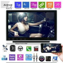 Android 9.1 Double 2Din 10.1 Touch Swirling Screen Stereo Radio GPS for Car SUV