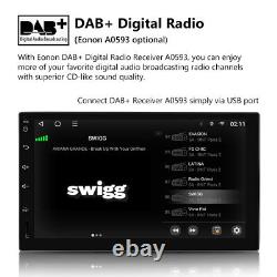 Android Auto 8-Core Double 2Din 7 Car Stereo Radio GPS Navi CarPlay WiFi USB SD