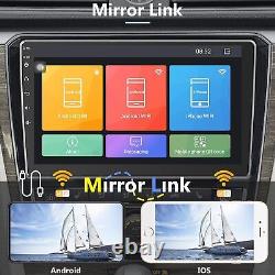 Android Car Stereo Double Din 10.1 Inch Car Radio 2.5D HD Touchscreen Head Unit