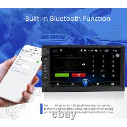 Android GPS Double 2 Din 7 Car Stereo MP5 With Backup Camera Touch Screen Radio