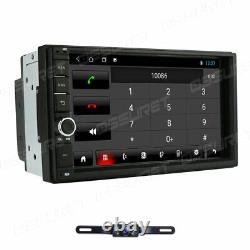 Android GPS Double 2 Din 7 Car Stereo MP5 With Backup Camera Touch Screen Radio