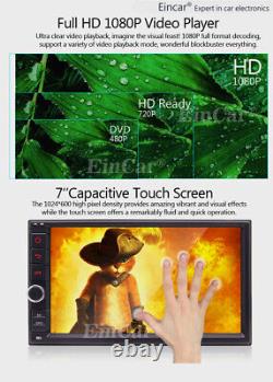 Android Touch Screen Car Stereo 7HD Double 2 Din Radio GPS Navi Wifi BT Player